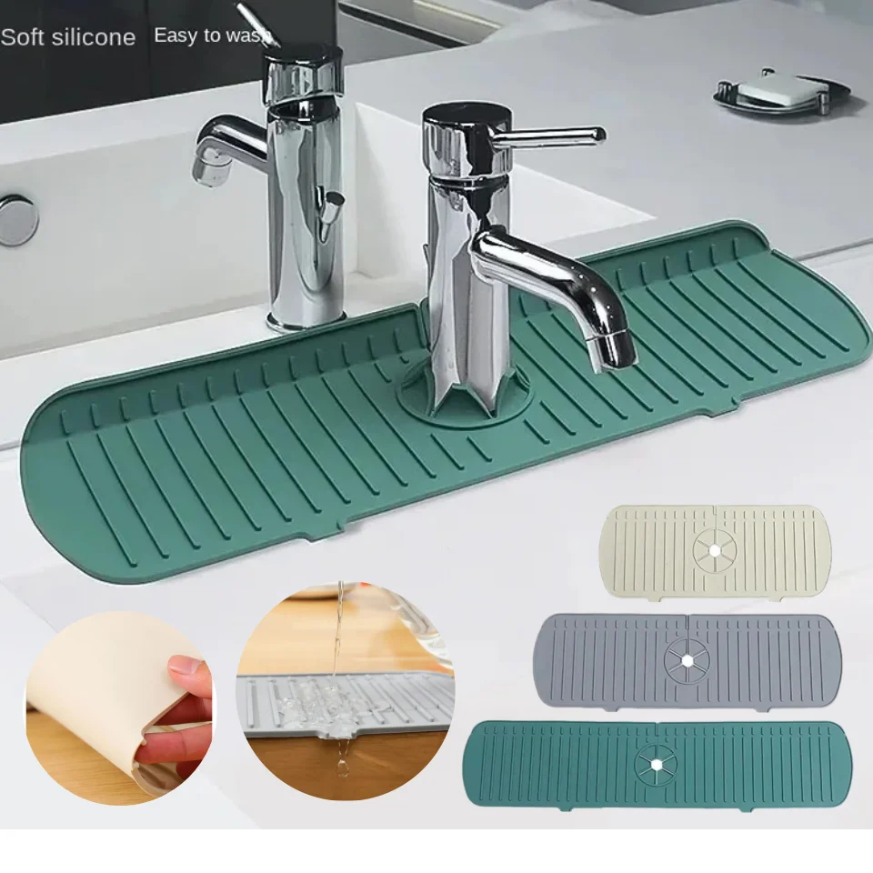 Silicone Tap Washer - Silikonowa mata pod kran kuchenny, osłona
