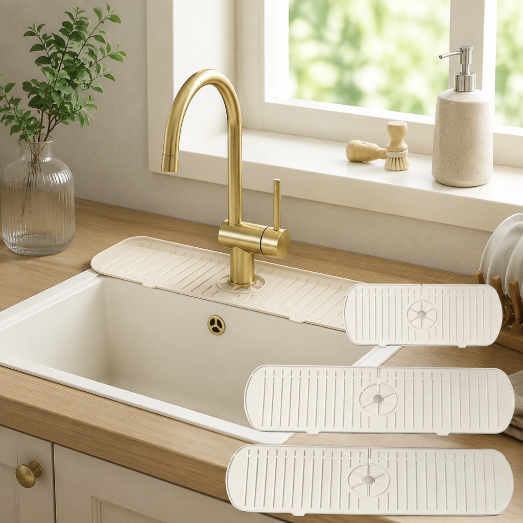 Silicone Tap Washer - Silikonowa mata pod kran, osłona przeciwbryzgowa
