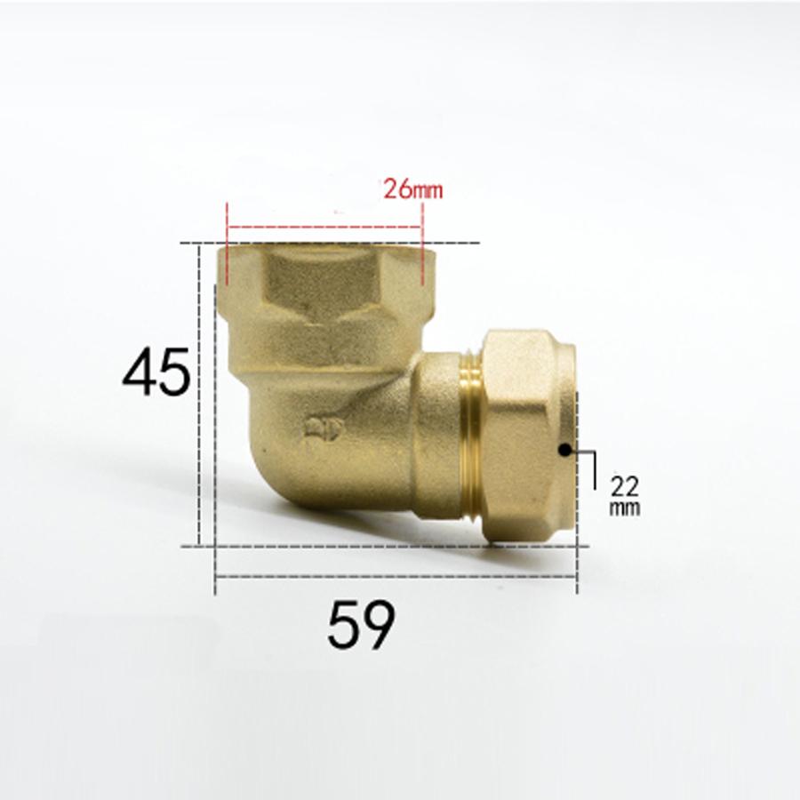 Fit rury OD 22mm x 3/4 